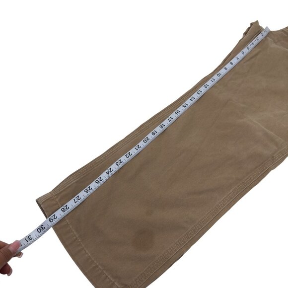Carhartt Mens Relaxed Fit Brown Work Pants 38x30 100% Cotton Durable SOME STAINS - Picture 6 of 12